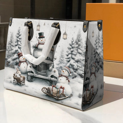 Shineful Leather Bag Snowman's Holiday Haul Christmas