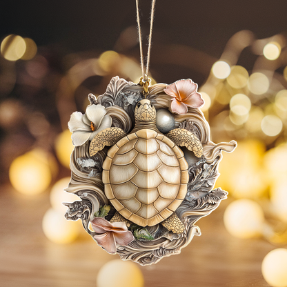 Shineful 2D Acrylic Ornament - The Sea Turtle’s Blessing