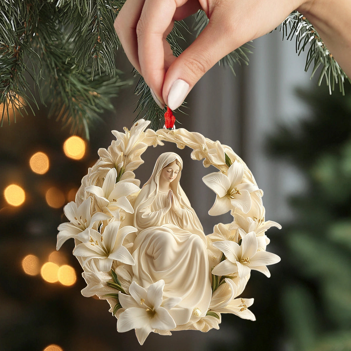 Shineful 2D Acrylic Ornament Graceful Madonna