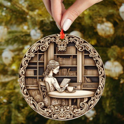 Shineful 2D Acrylic Ornament Bookworm's Dream