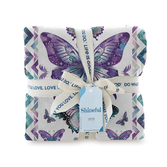 Shineful Fleece Blanket Mystic Butterfly