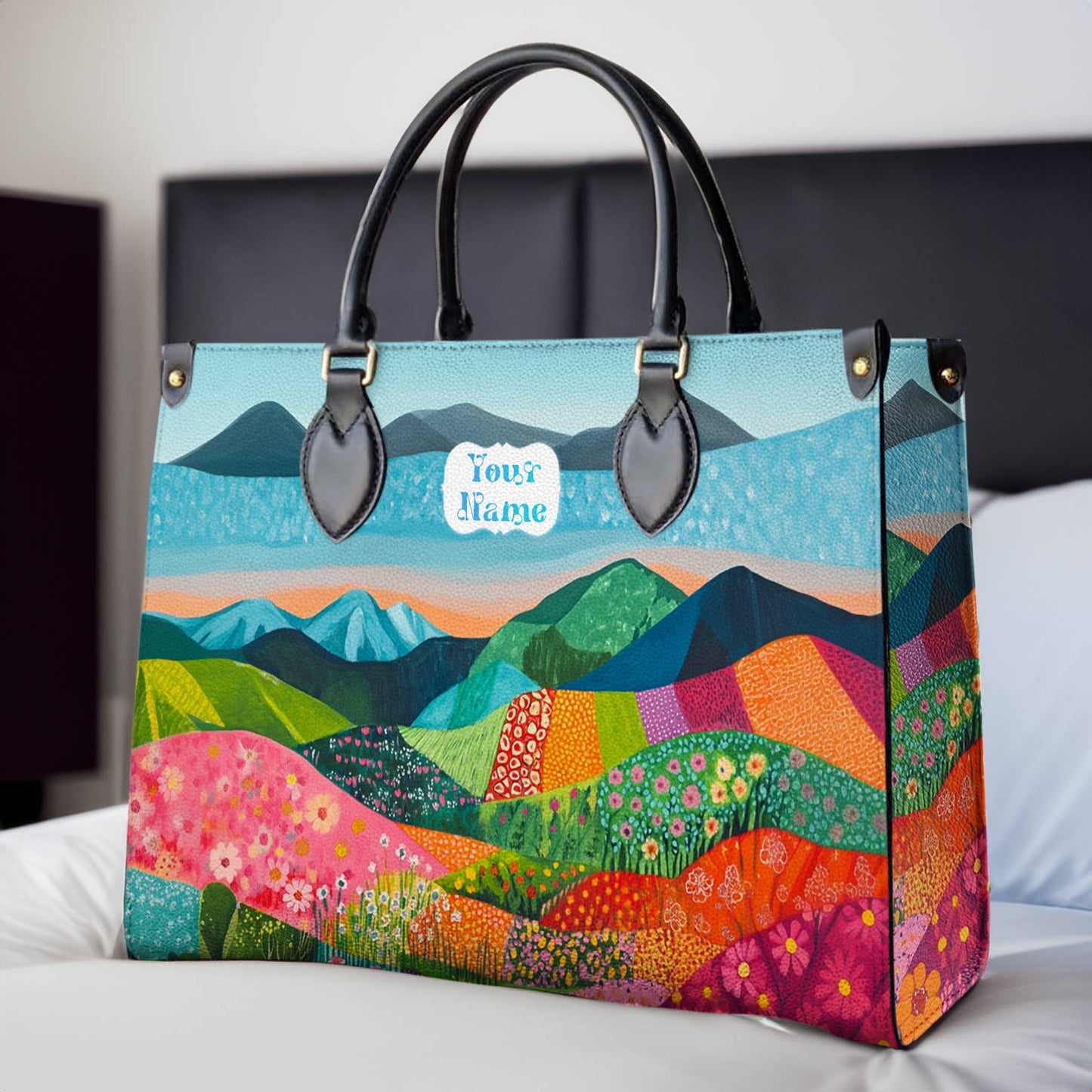 Shineful Leather Bag Vibrant Hills