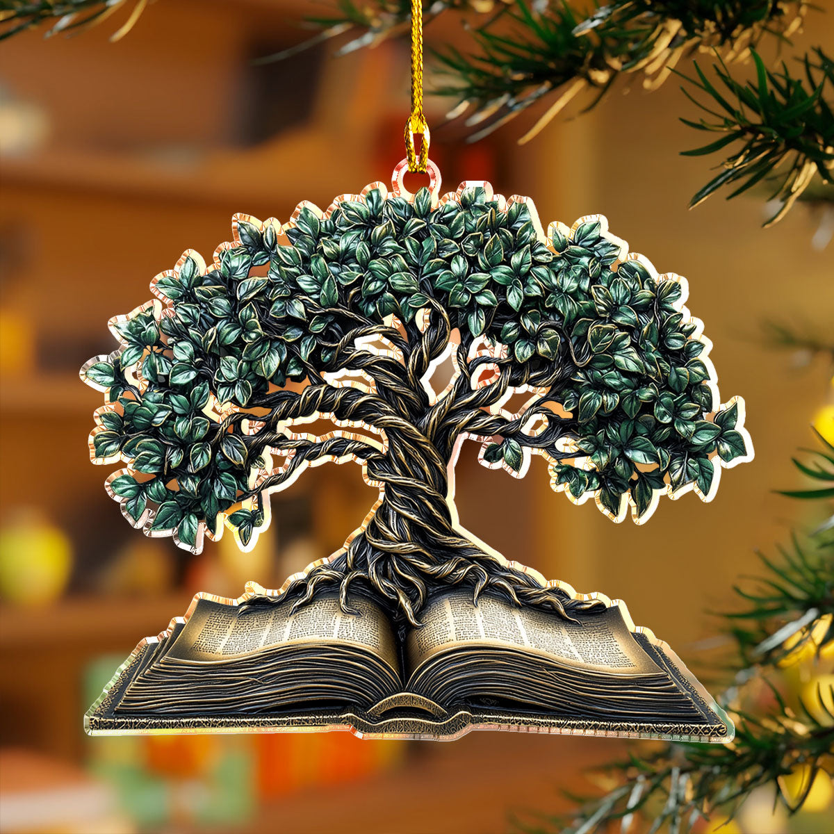 Shineful 2D Acrylic Ornament - Tree of Knowledge & Life