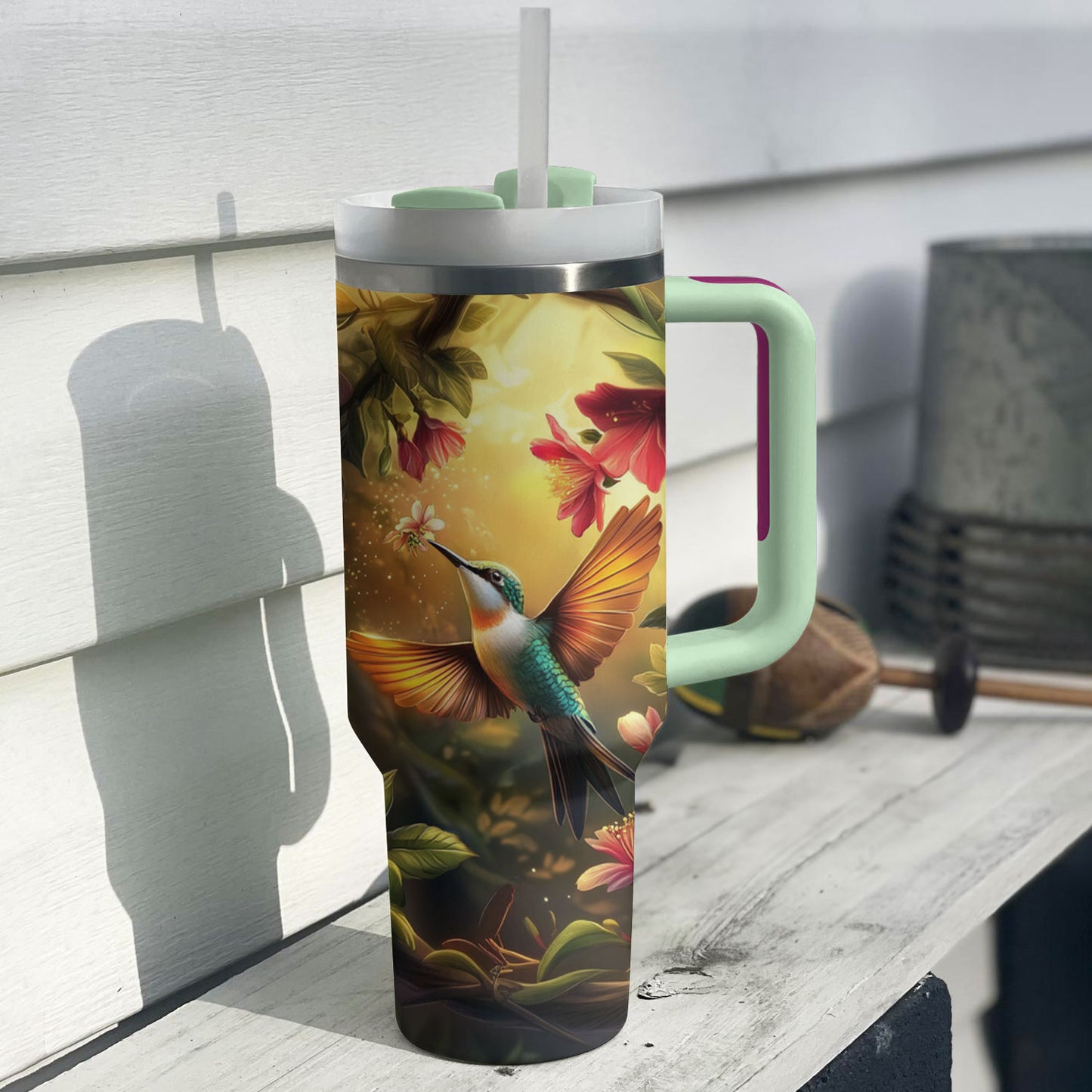 Shineful Tumbler Nature's Beauty Hummingbird