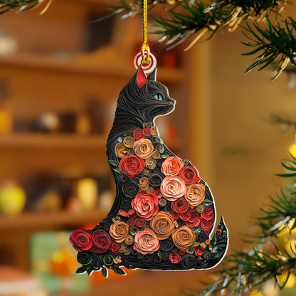 Shineful 2D Acrylic Ornament Charming Cat