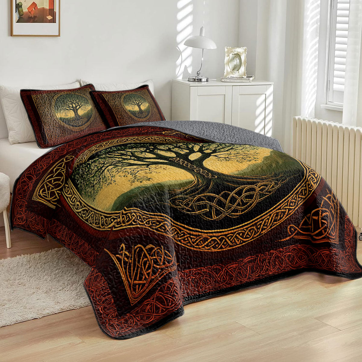 Shineful All Season Quilt 3-Piece Set Harmony in Nature