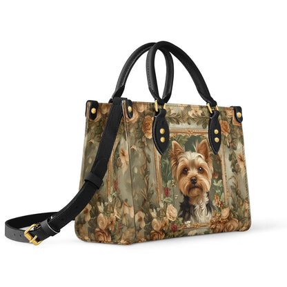 Shineful Leather Bag Luxe Yorkie Companion