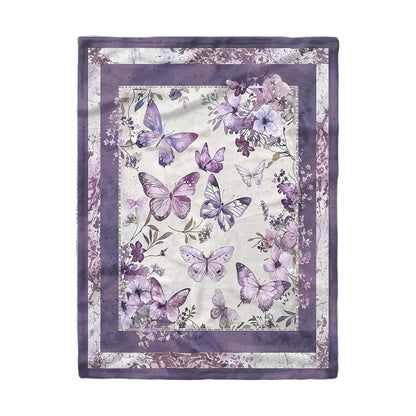 Shineful Fleece Blanket Butterfly Heaven