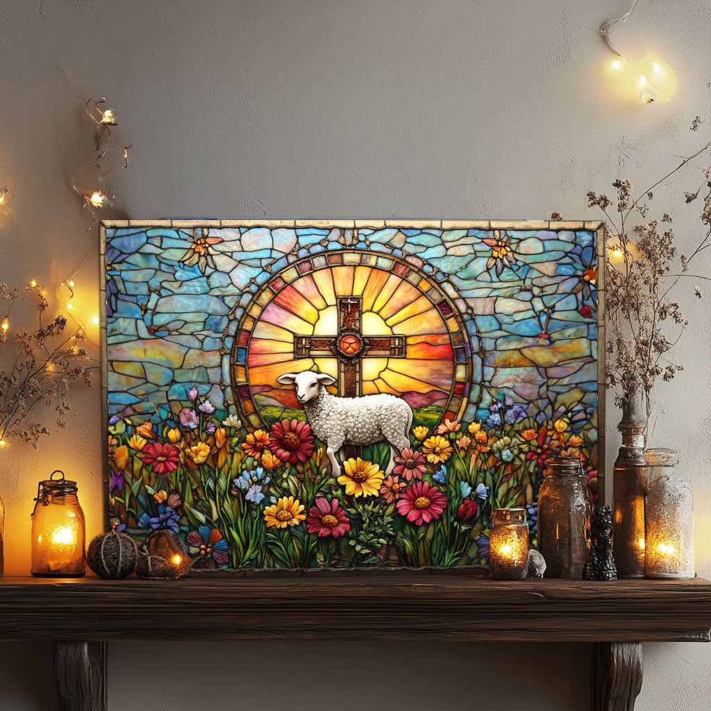 Shineful 2D Metal Sign Lamb of Grace