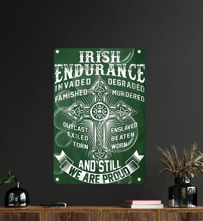 Shineful 2D Metal Sign Proud Irish Heritage