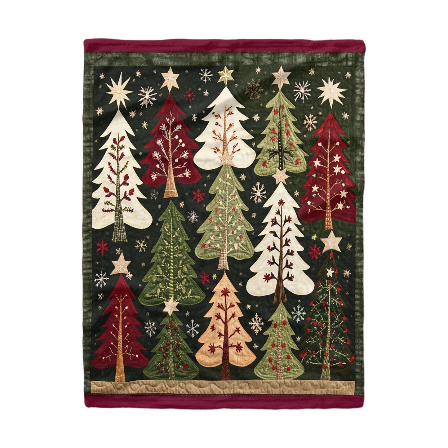 Shineful Fleece Blanket Winter Woods