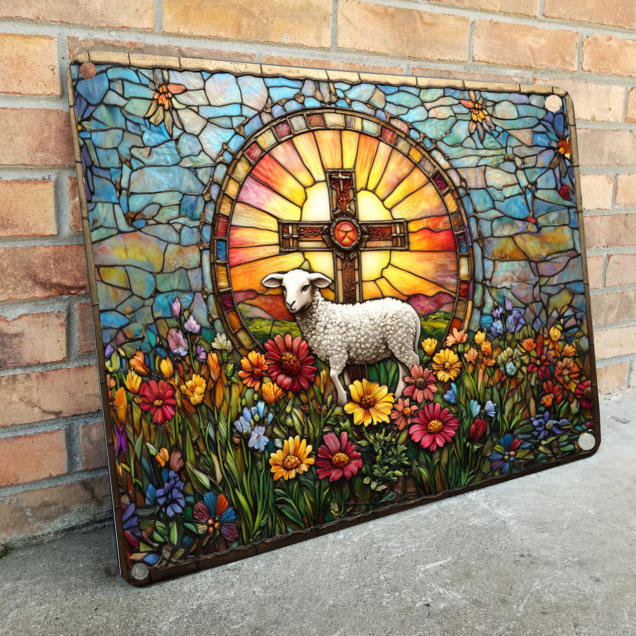 Shineful 2D Metal Sign Lamb of Grace