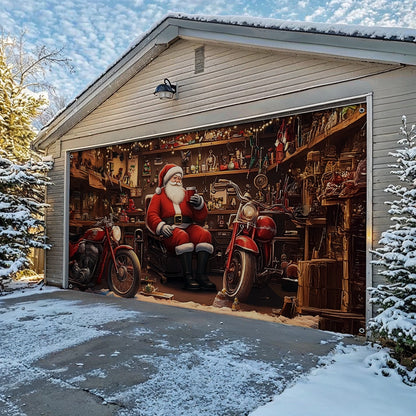 Shineful Garage Door Banner Decoration - Christmas Crafts in Santa’s Workshop