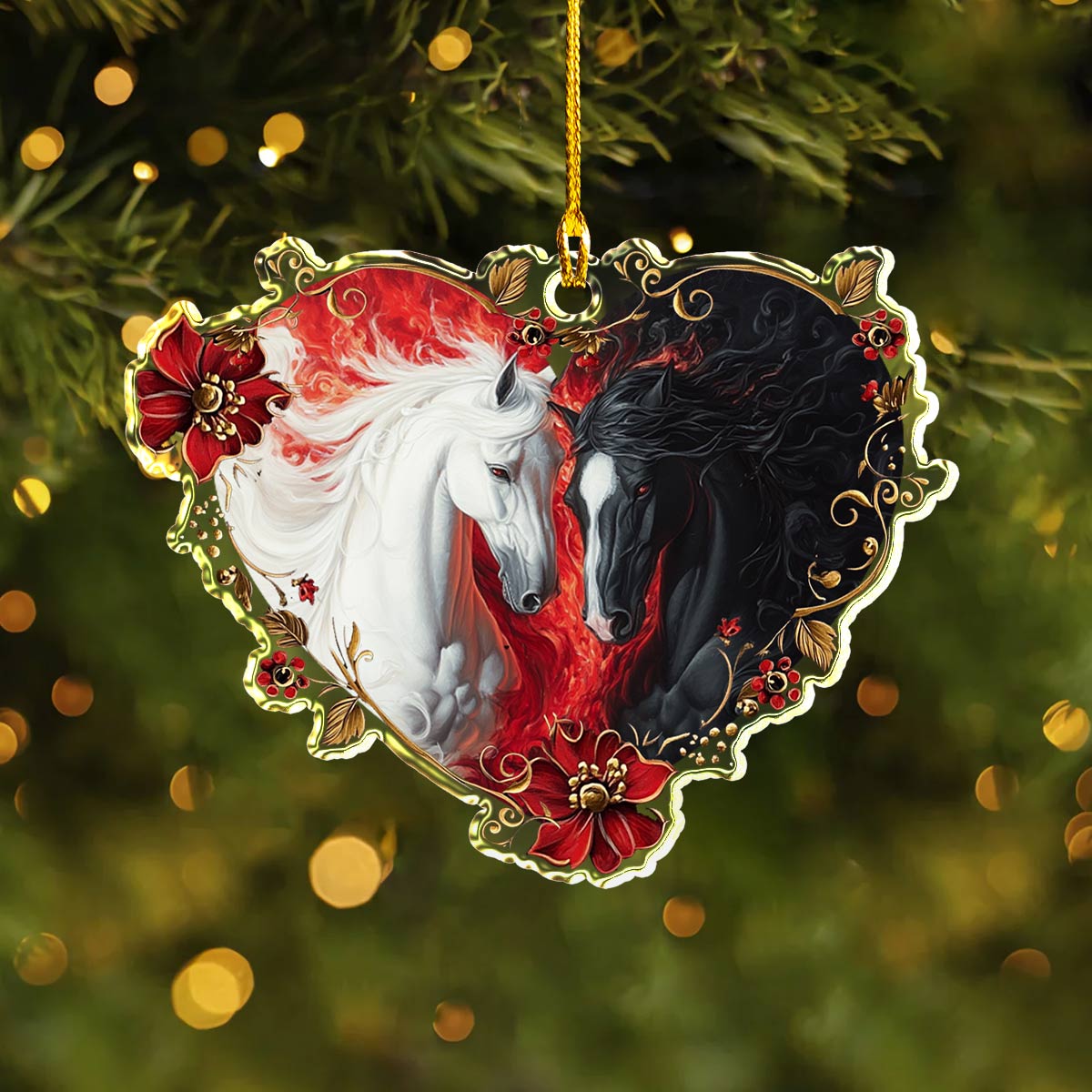 Shineful 2D Acrylic Ornament Noble Equine