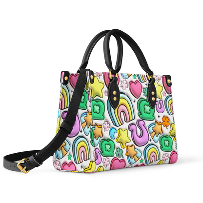 Shineful Leather Bag Lucky Charms