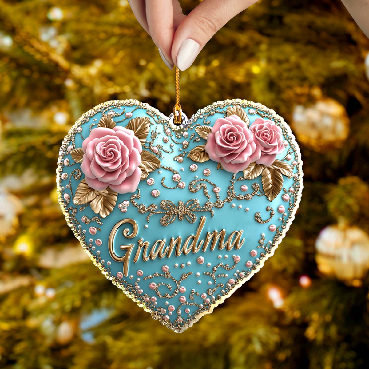 Shineful Acrylic Ornament I Love Grandma 6 Styles