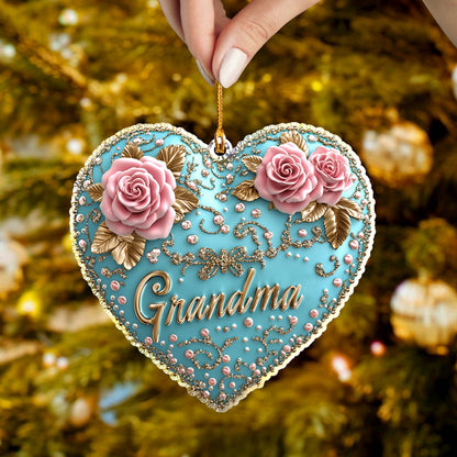 Shineful Acrylic Ornament I Love Grandma 6 Styles