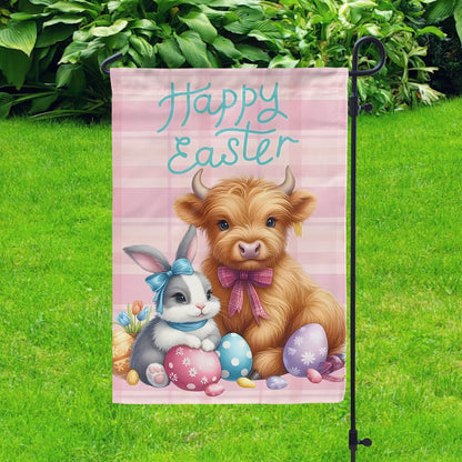 Shineful Garden Flag 12" x 18" Highland Charm Easter