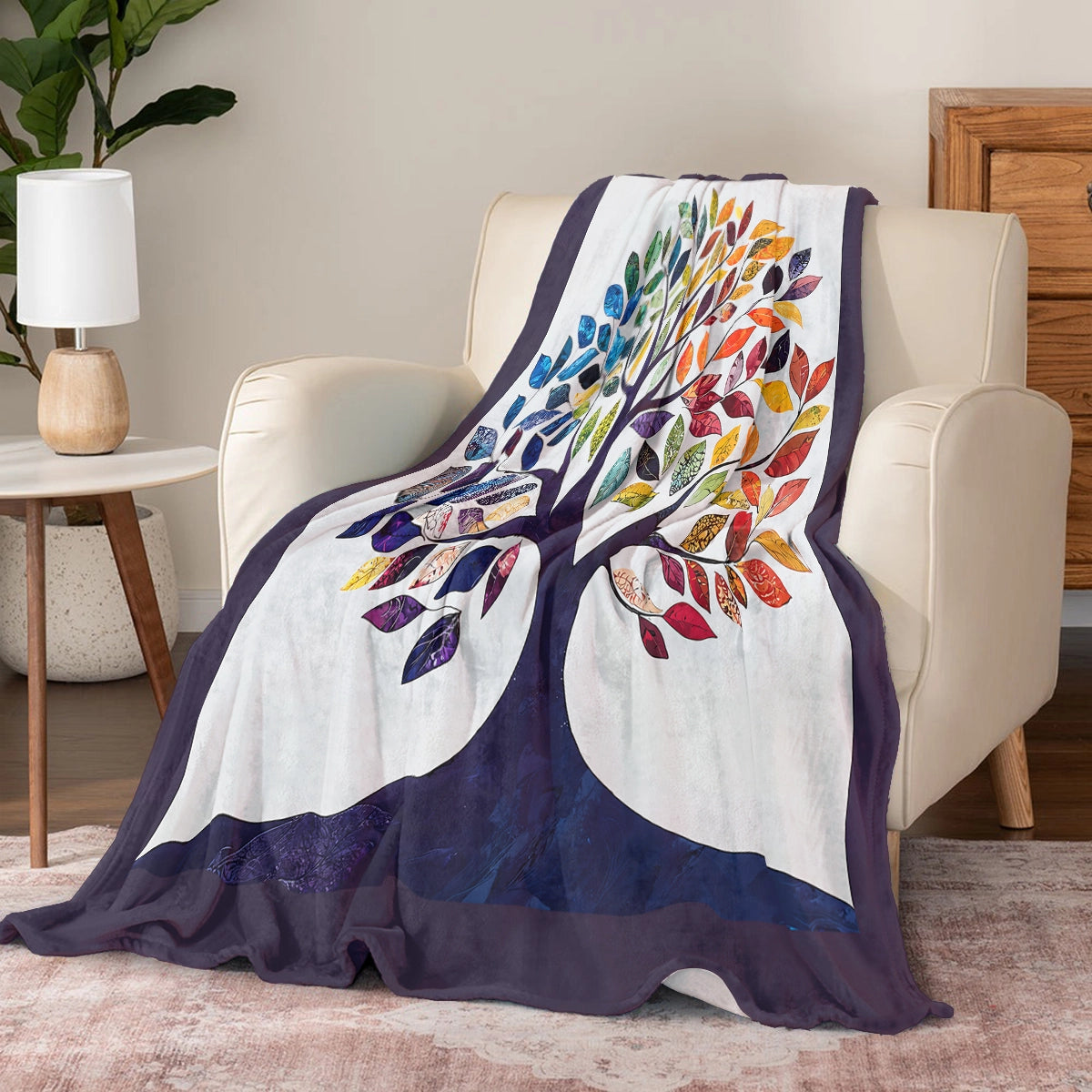 Shineful Fleece Blanket Enchanted Forest