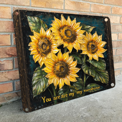 Shineful 2D Metal Sign Sunshine Blooms