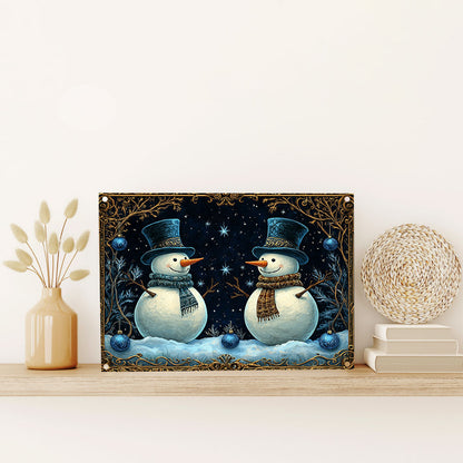 Shineful 2D Metal Sign Frosty Night