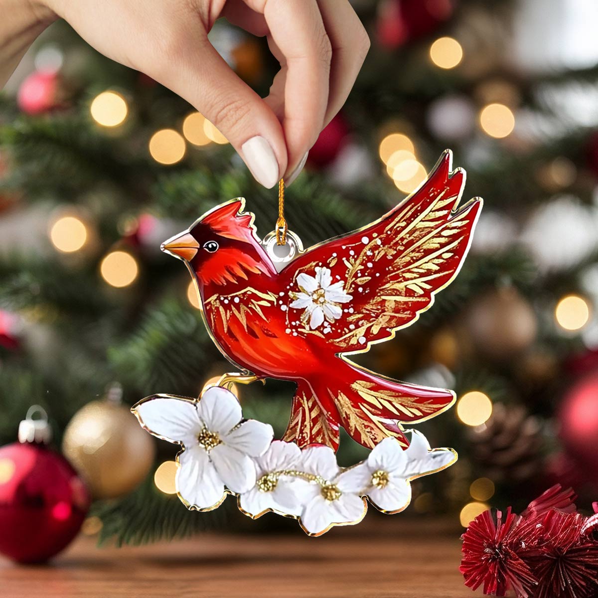 Shineful 2D Acrylic Ornament Holiday Wings