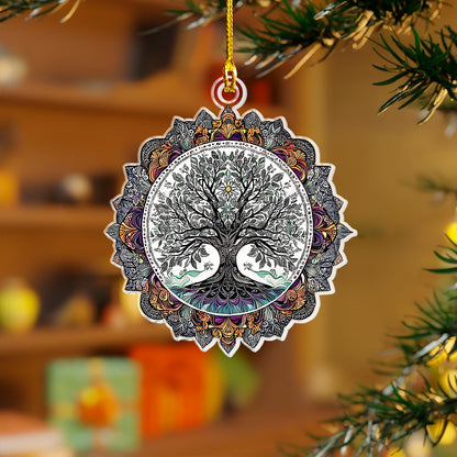 Shineful 2D Acrylic Ornament - Mandala Tree of Life