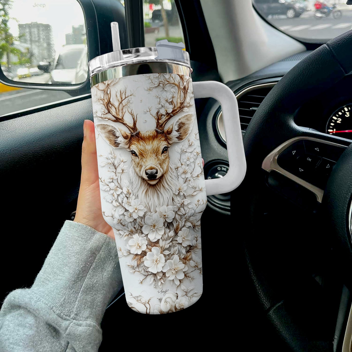 Shineful Tumbler Peaceful Deer