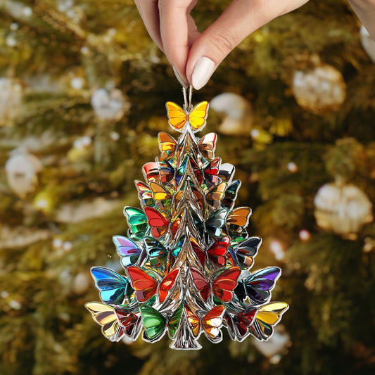 Shineful Acrylic Ornament Butterfly Tree