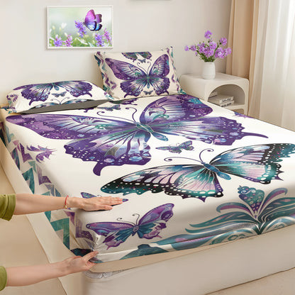 Shineful Fitted Sheet Mystic Butterfly