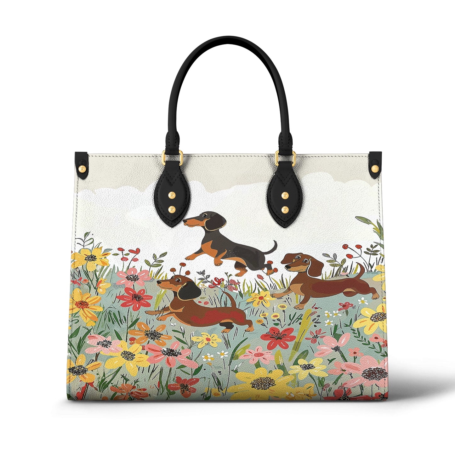 Shineful Leather Bag Dachshund Delight