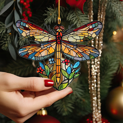 Shineful 2D Acrylic Ornament Sunlit Meadow Dragonfly