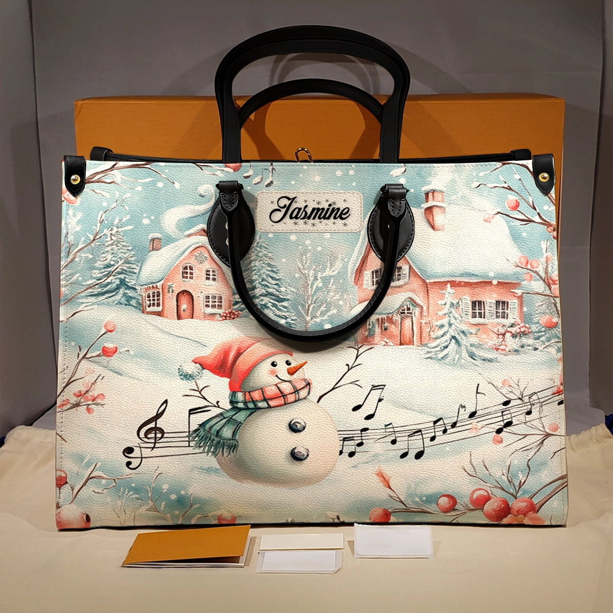 Shineful Leather Bag Christmas Winter Melody