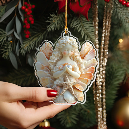 Shineful 2D Acrylic Ornament - Ocean Whisper Angel