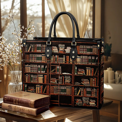 Shineful Leather Bag Reading Leather Bag Shineful Vintage Bookcase