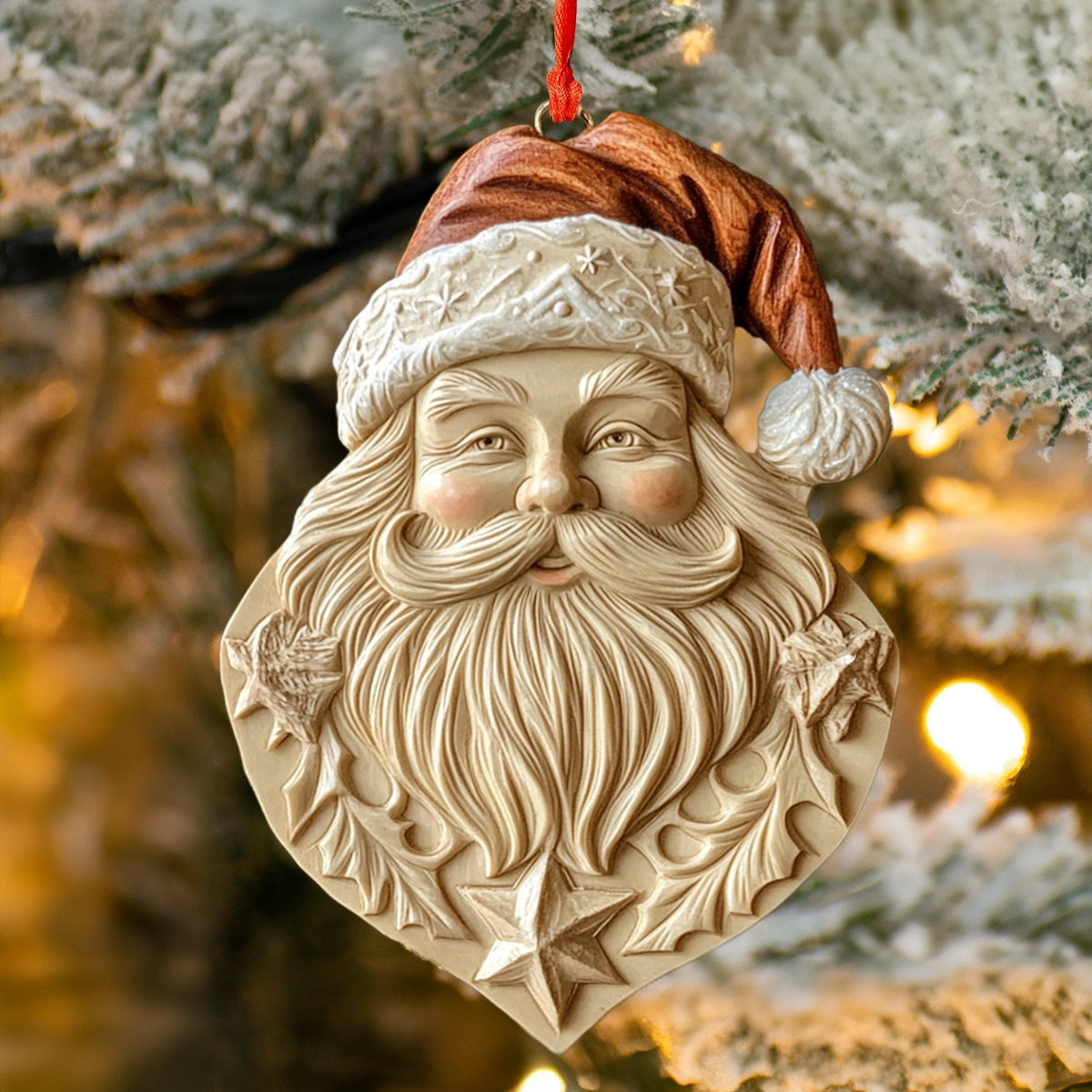 Shineful 2D Acrylic Ornament Timeless Santa Charm