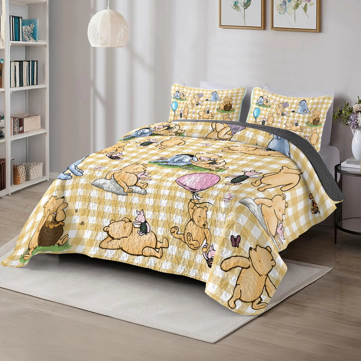 Shineful All Season Quilt 3-Piece Set Sunny Days with Pooh