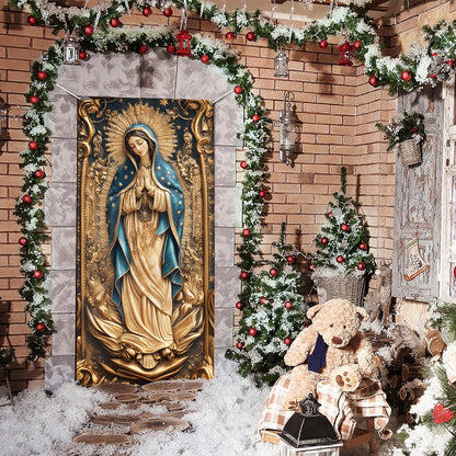 Shineful Door Cover Radiant Faith Christmas