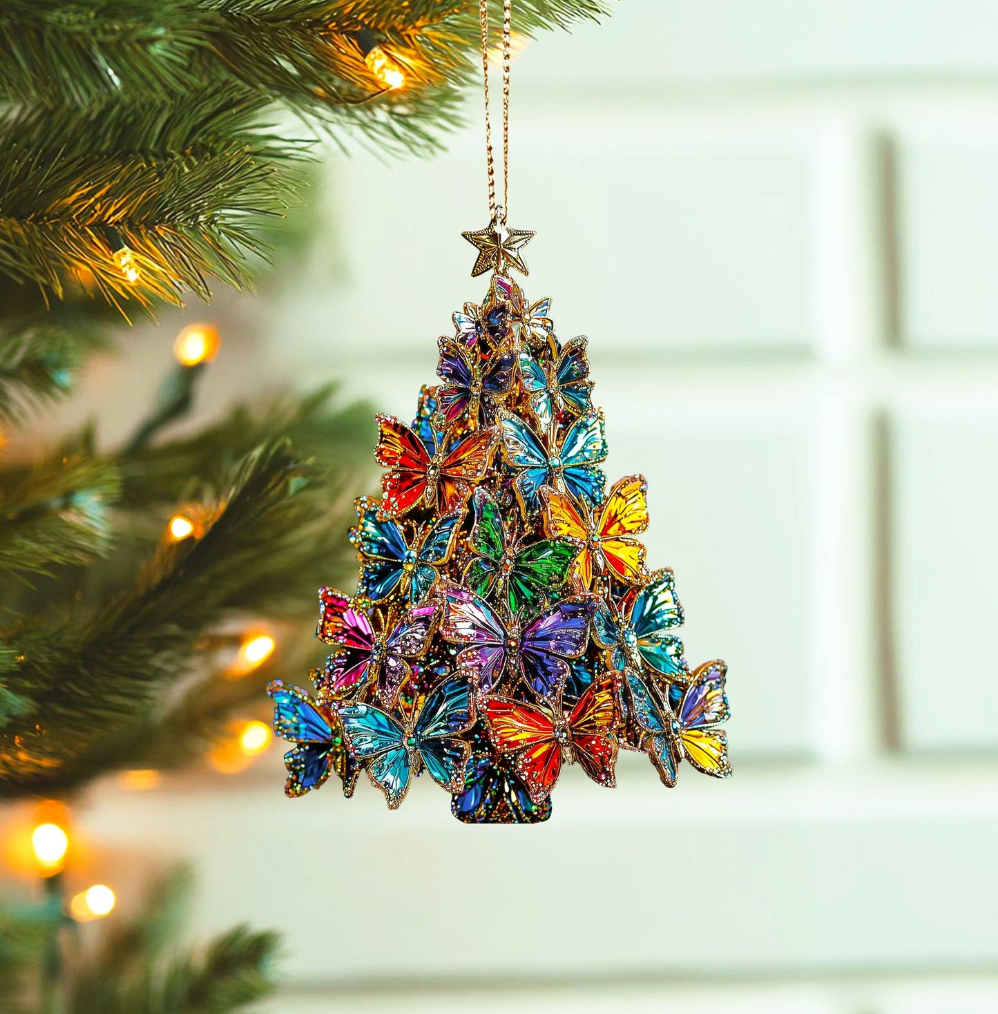 Shineful 2D Acrylic Ornament Twinkling Butterflies Bliss