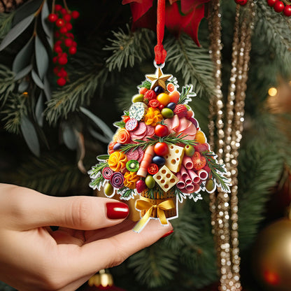 Shineful 2D Acrylic Ornament Festive Feast Tree