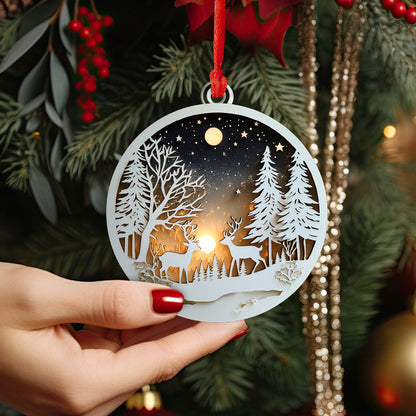 Shineful 2D Acrylic Ornament - Winter Wonderland Dee