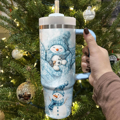 Shineful Tumbler Cozy Snowman