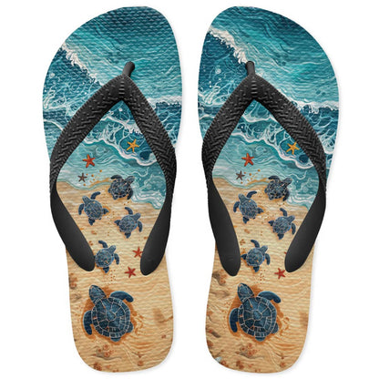 Shineful Flipflops Turtle Ocean