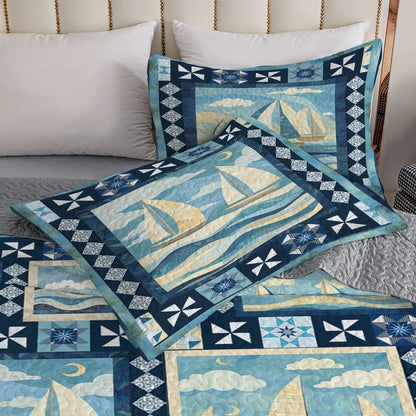 Shineful All Season Quilt 3-Piece Set - Sailor’s Dream