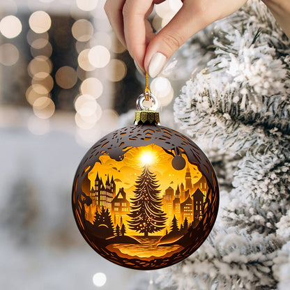 Shineful 2D Acrylic Ornament Winter Wonderland