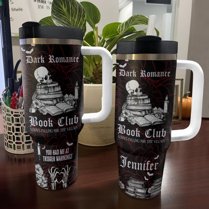 Shineful Personalized Tumbler Dark Romance Book Club