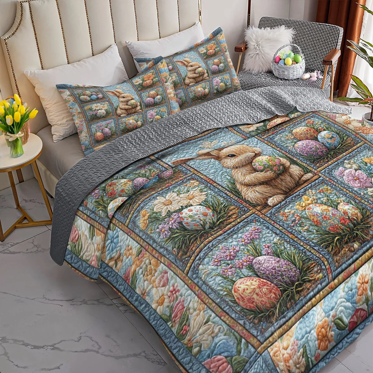 Shineful All Season Quilt 3-Piece Set - Easter Dreams