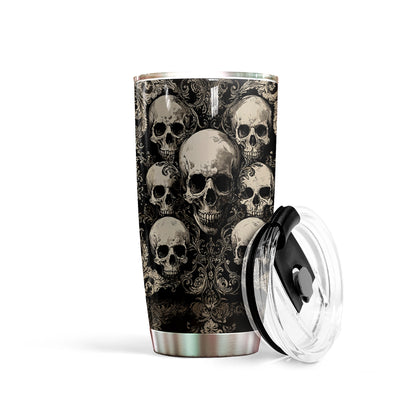 Shineful 20oz Tumbler - Gothic Skull Majesty