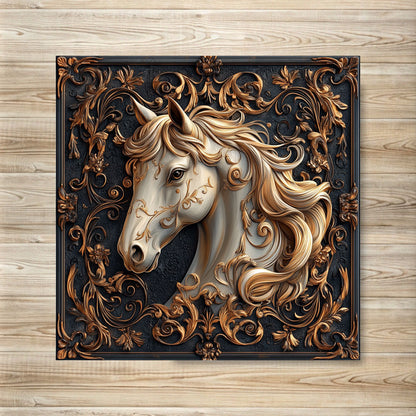 Shineful 2D Metal Sign Majestic Horse