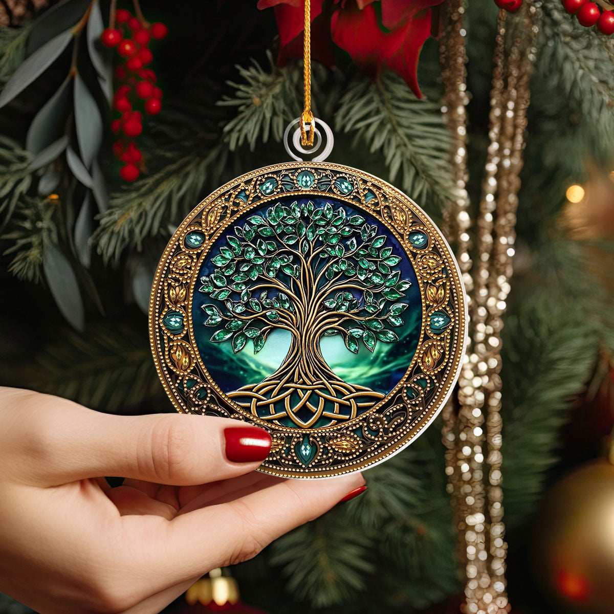 Shineful 2D Acrylic Ornament Emerald Harmony